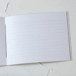 Stone Handmade Paper Letterpress Guest Book -Creative Corner Deals Store oblation papers press stone handmade paper letterp 3