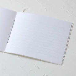 White Handmade Paper Letterpress Guest Book -Creative Corner Deals Store oblation papers press white handmade paper letterp 3