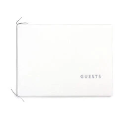 White Handmade Paper Letterpress Guest Book -Creative Corner Deals Store oblation papers press white handmade paper letterp 4