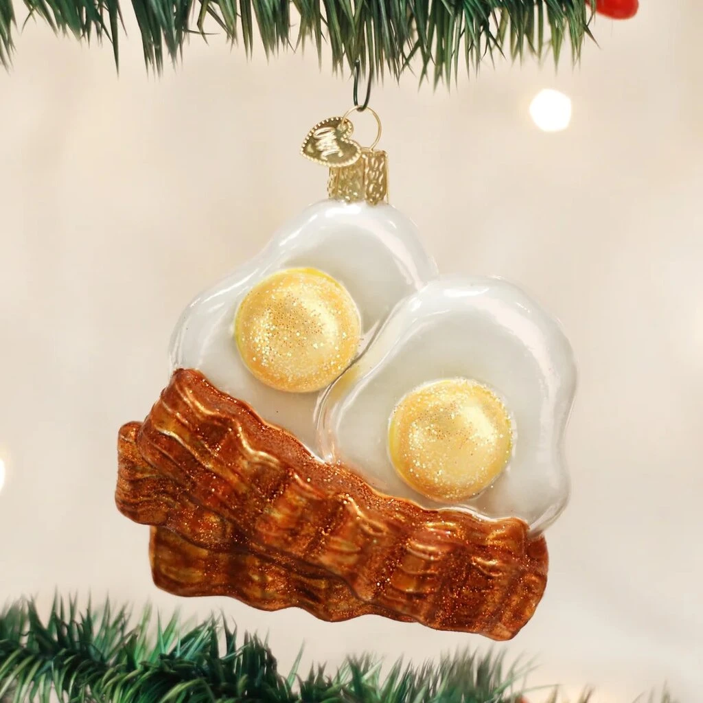 Bacon And Eggs Ornament 3 Bacon And Eggs Ornament - Image 3
