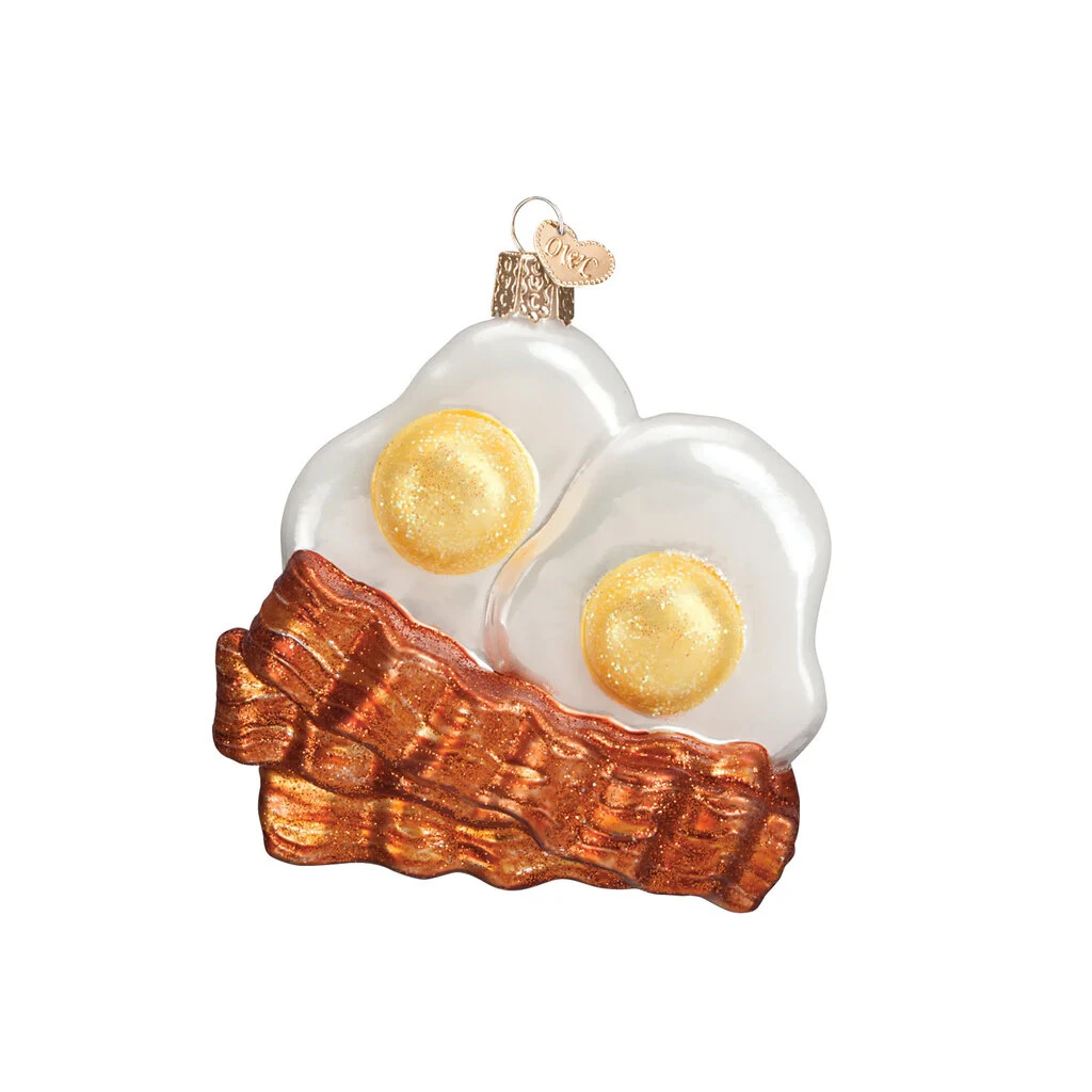 Bacon And Eggs Ornament 1 Bacon And Eggs Ornament