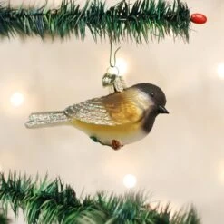Black-Capped Chickadee Ornament 5 Black-Capped Chickadee Ornament -Creative Corner Deals Store old world christmas black capped chickadee ornamen 2