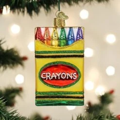 Box Of Crayons Ornament -Creative Corner Deals Store old world christmas box of crayons ornament 3