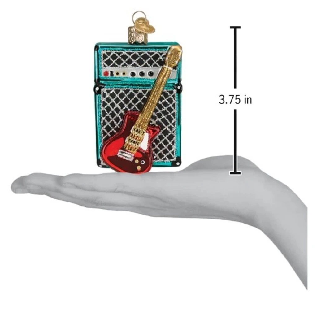 Guitar And Amp Ornament 2 Guitar And Amp Ornament - Image 2