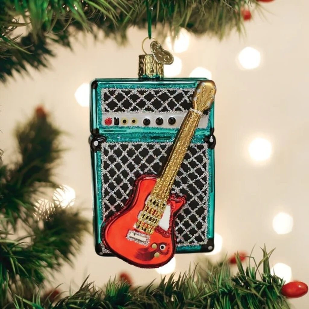 Guitar And Amp Ornament 3 Guitar And Amp Ornament - Image 3