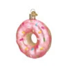 Pink Sprinkles Donut Ornament
