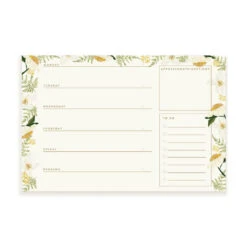 Jasmine Weekly Notepad