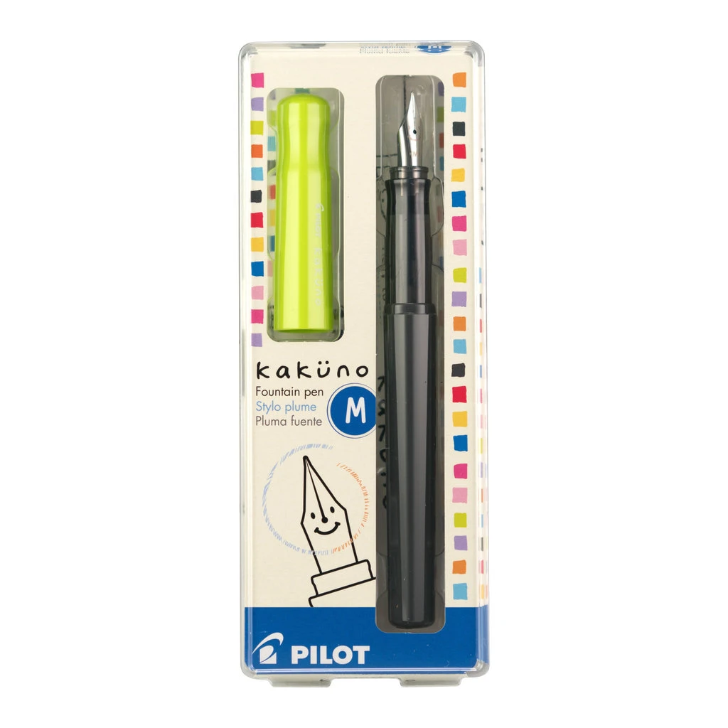 Pilot Kakuno Fountain Pen - Lime Medium 1 Pilot Kakuno Fountain Pen - Lime Medium