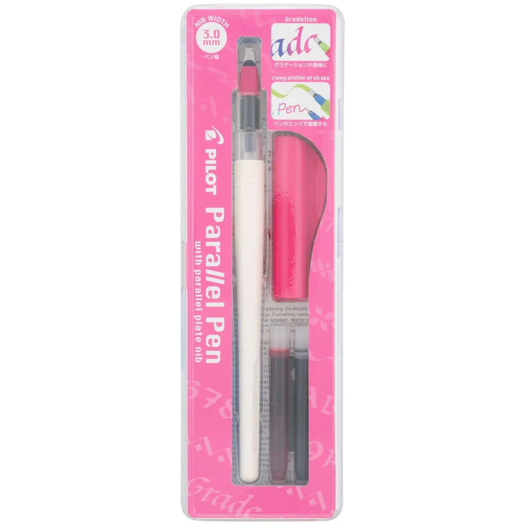 Pilot Parallel Pen Set - 3.0 Mm Nib Pink 10 Pilot Parallel Pen Set - 3.0 Mm Nib Pink - Image 10