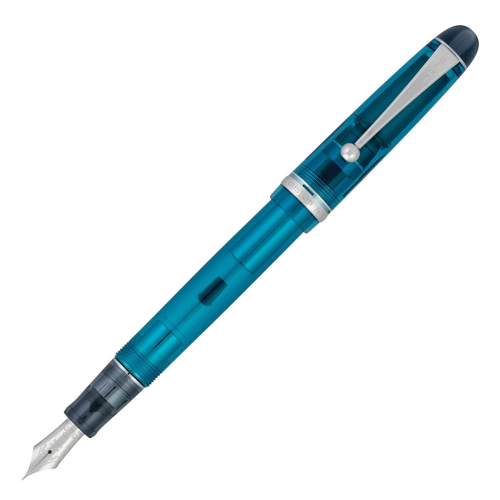 Pilot Custom 74 Teal Fountain Pen 2 Pilot Custom 74 Teal Fountain Pen - Image 2