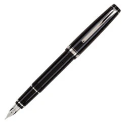 Pilot Falcon Resin Black And Rhodium Fountain Pen -Creative Corner Deals Store pilot pilot falcon resin black and rhodium fountai 3