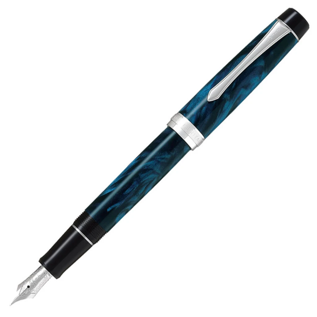 Pilot Heritage SE Marble Blue Fountain Pen 1 Pilot Heritage SE Marble Blue Fountain Pen