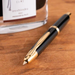 Pilot Vanishing Point Black & Gold Fountain Pen -Creative Corner Deals Store pilot pilot vanishing point black gold fountain pe 2