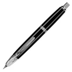 Pilot Vanishing Point Black & Rhodium Fountain Pen