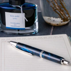 Pilot Vanishing Point SE Marble Blue Fountain Pen -Creative Corner Deals Store pilot pilot vanishing point se marble blue fountai 2