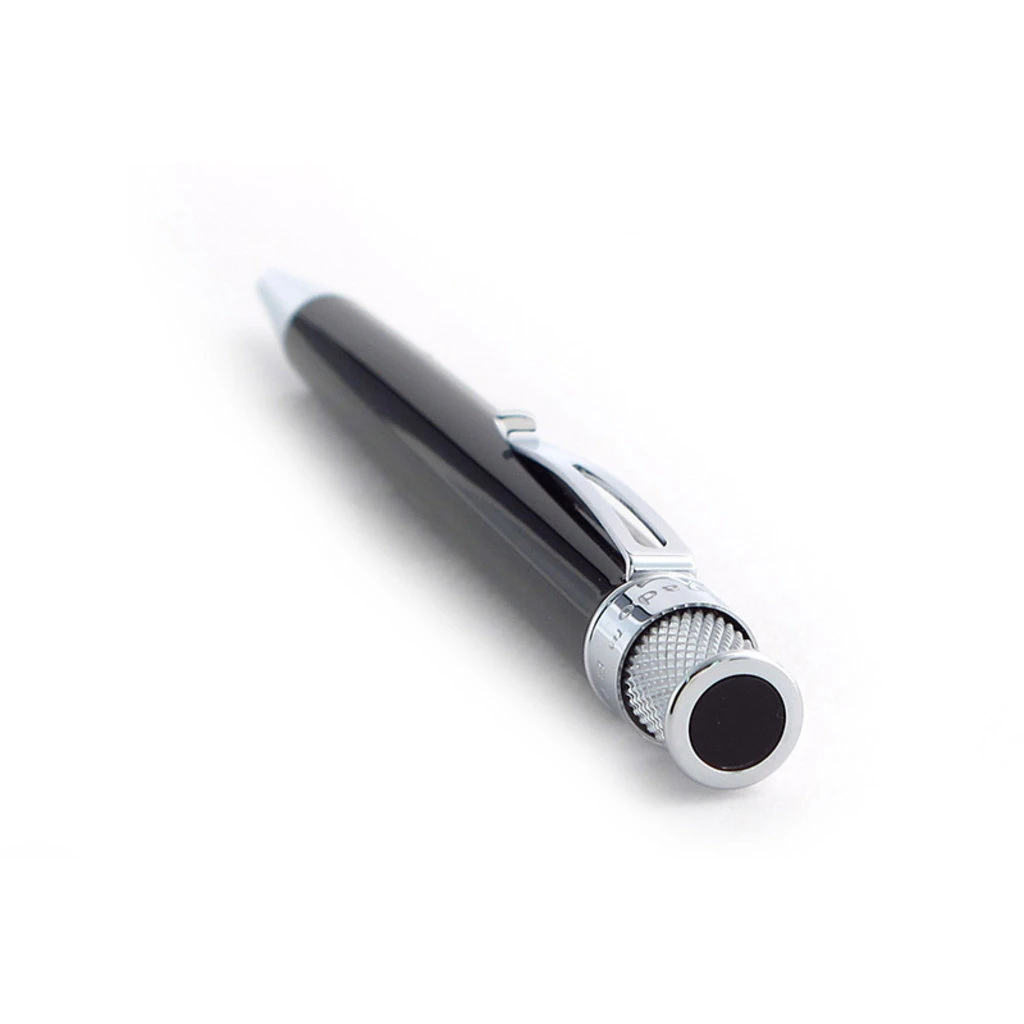 Retro 51 Tornado Classic Lacquer Classic Black Rollerball Pen 2 Retro 51 Tornado Classic Lacquer Classic Black Rollerball Pen - Image 2