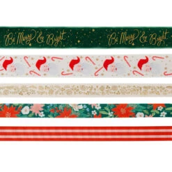 Be Merry & Bright Ribbon Set -Creative Corner Deals Store rifle paper be merry bright ribbon set 3