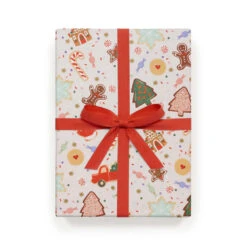Christmas Cookies Wrap - 3 Sheets -Creative Corner Deals Store rifle paper christmas cookies wrap 3 sheets 2