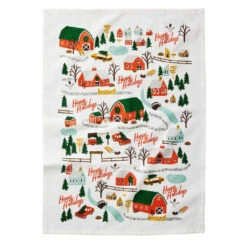 Christmas Tree Farm Tea Towel -Creative Corner Deals Store rifle paper christmas tree farm tea towel 2