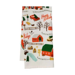 Christmas Tree Farm Tea Towel