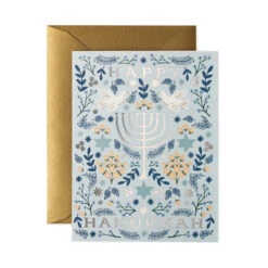 Hanukkah Menorah Card Box Of 8