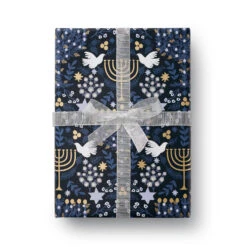 Laurel Menorah Continuous Wrap Roll -Creative Corner Deals Store rifle paper laurel menorah continuous wrap roll 2