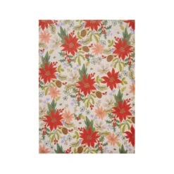 Poinsettia Wrap - 3 Sheets