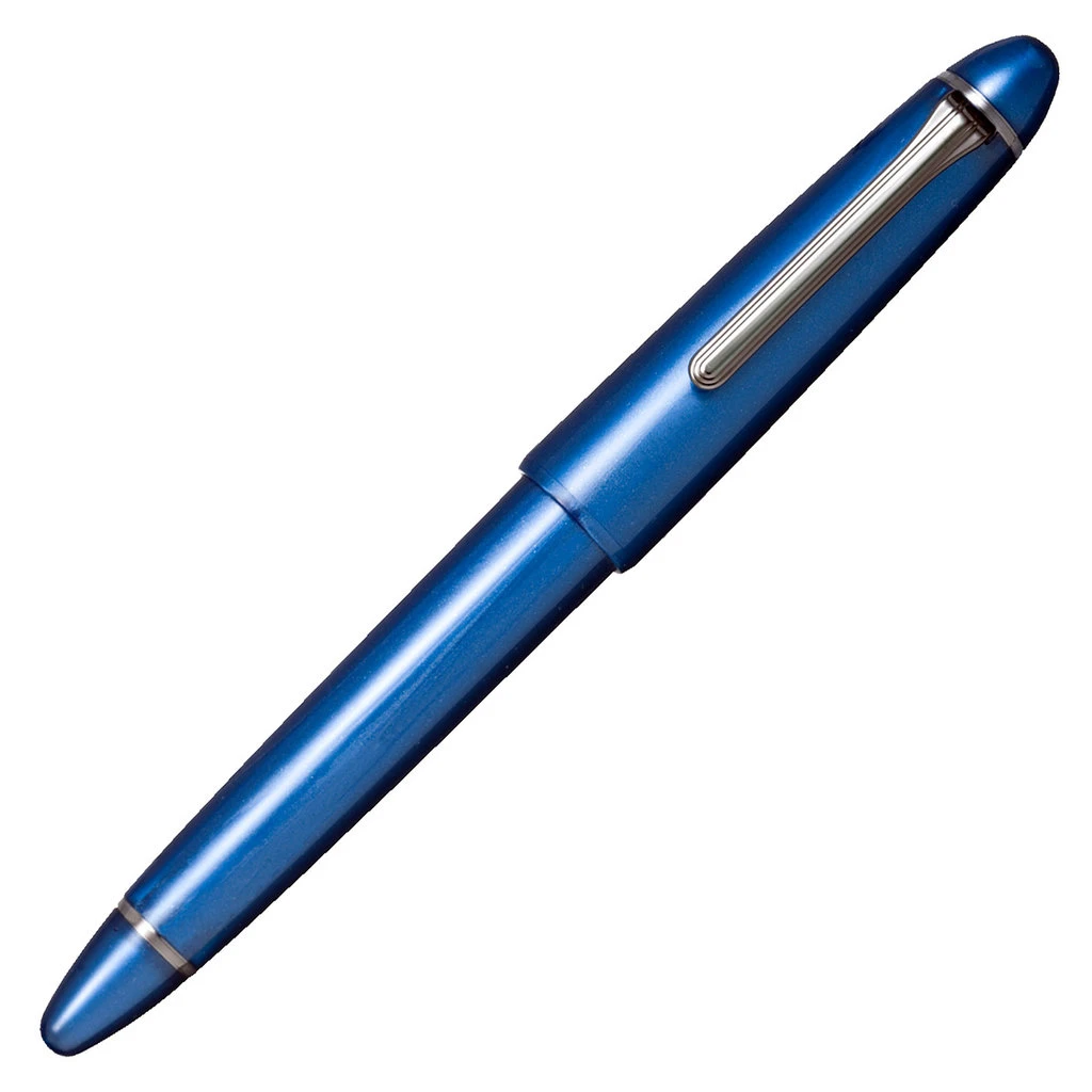 Sailor 1911L Ringless Metallic Simply Blue Fountain Pen 2 Sailor 1911L Ringless Metallic Simply Blue Fountain Pen - Image 2