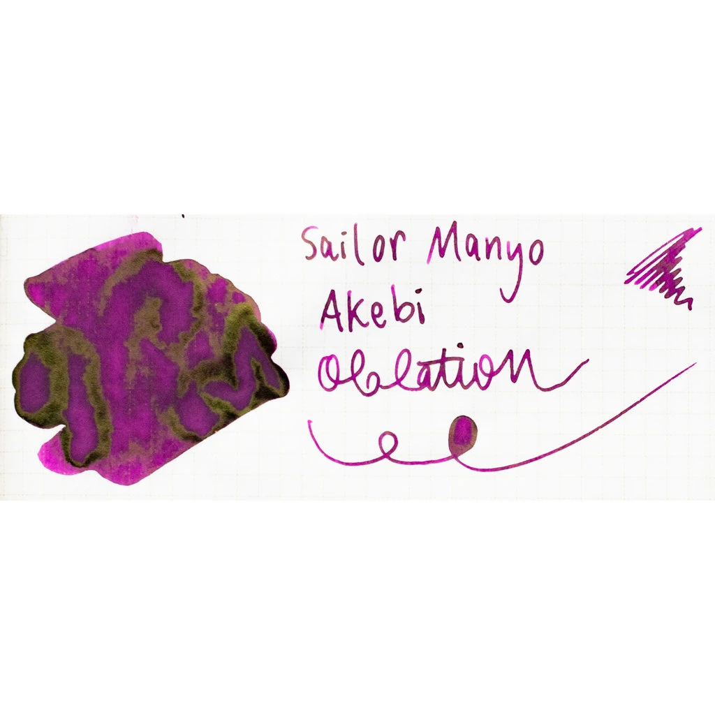 Sailor Manyo Akebi Bottled Ink 50ml 2 Sailor Manyo Akebi Bottled Ink 50ml - Image 2