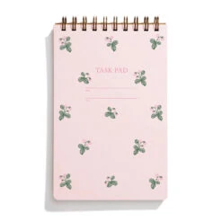 Strawberry Lined Task Pad