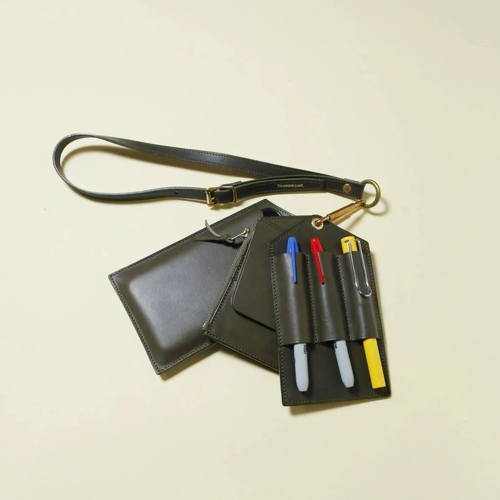 HTS Leather Wallet Olive Green 10 HTS Leather Wallet Olive Green - Image 10