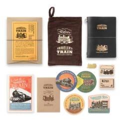 [sold Out] Traveler's Notebook Passport TRAIN Limited Set -Creative Corner Deals Store travelers company sold out travelers notebook pass 2