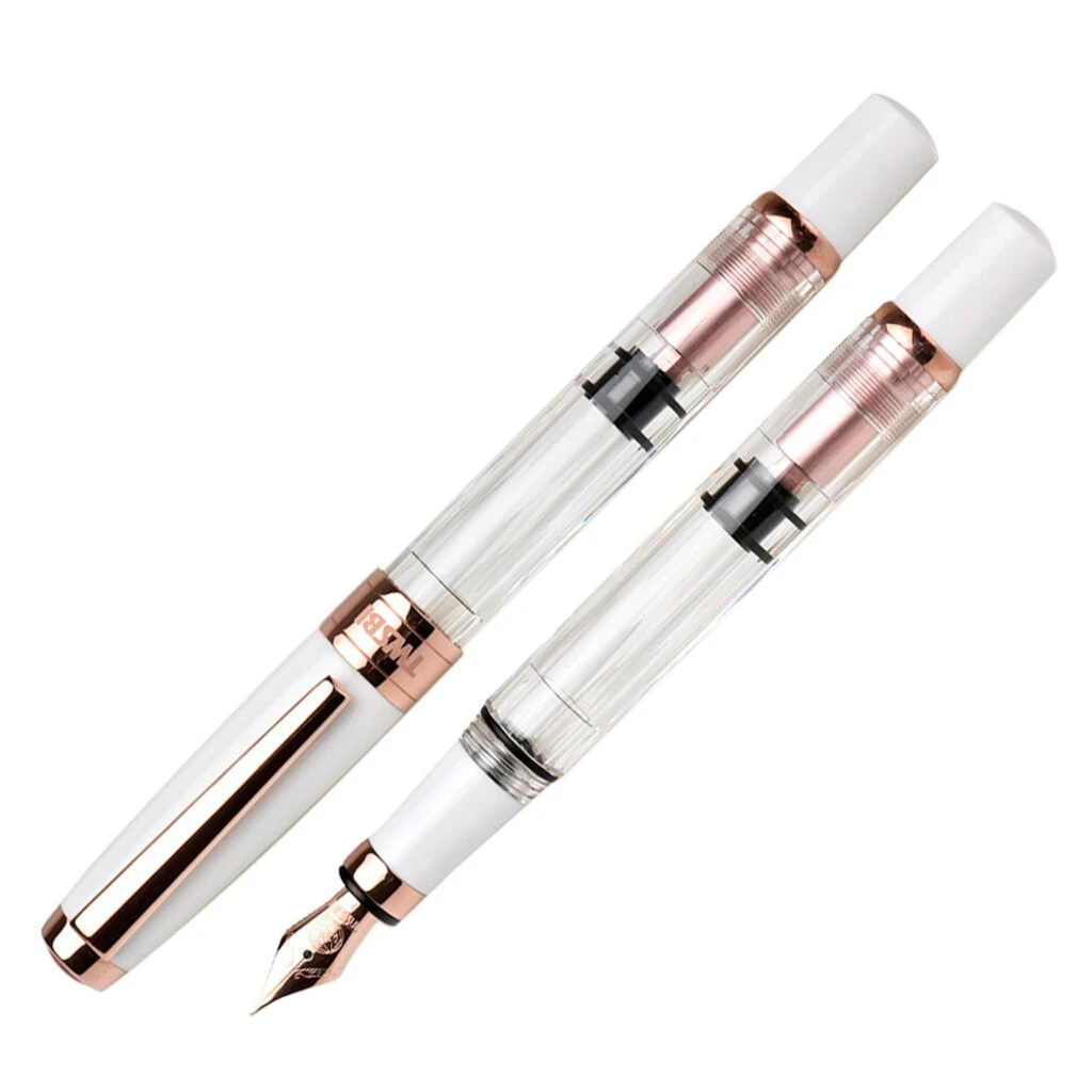 TWSBI Diamond 580 White Rose Gold II Fountain Pen 2 TWSBI Diamond 580 White Rose Gold II Fountain Pen - Image 2