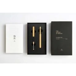 Ystudio Classic Brass Fountain Pen Fine -Creative Corner Deals Store ystudio ystudio classic brass fountain pen fine 5